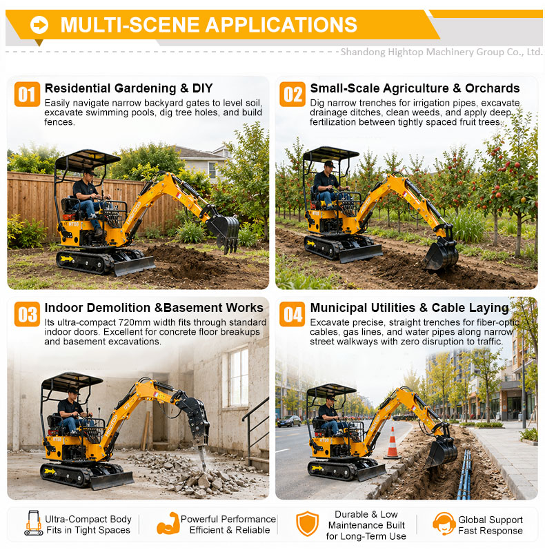 HT-08 Mini Excavator