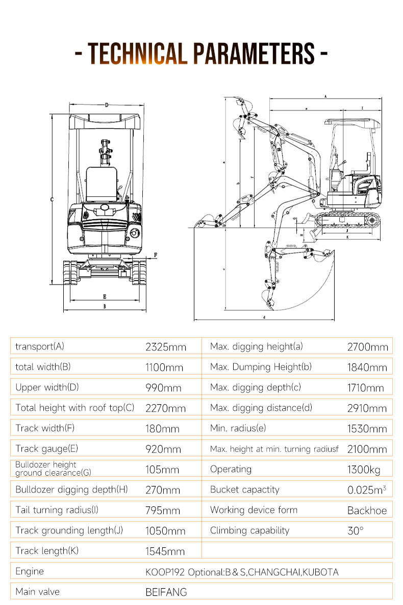 HT-13 Mini Excavator