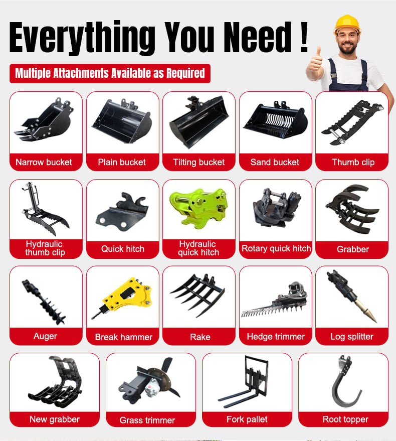 HT‑18 Hydraulic Mini Excavator