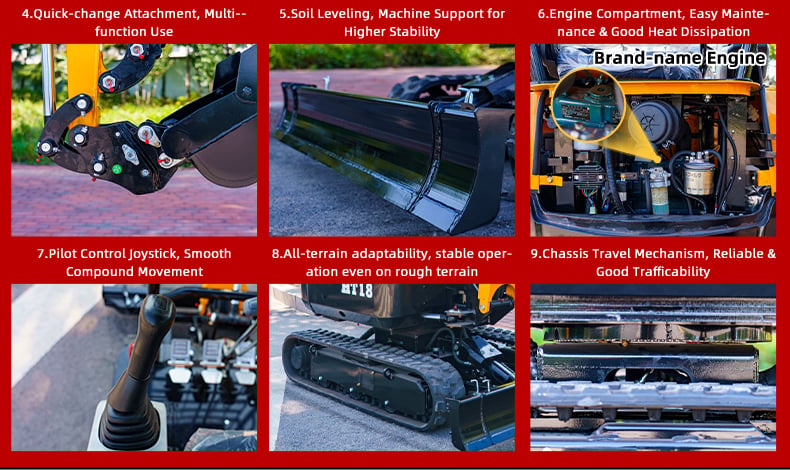 HT‑18 Hydraulic Mini Excavator