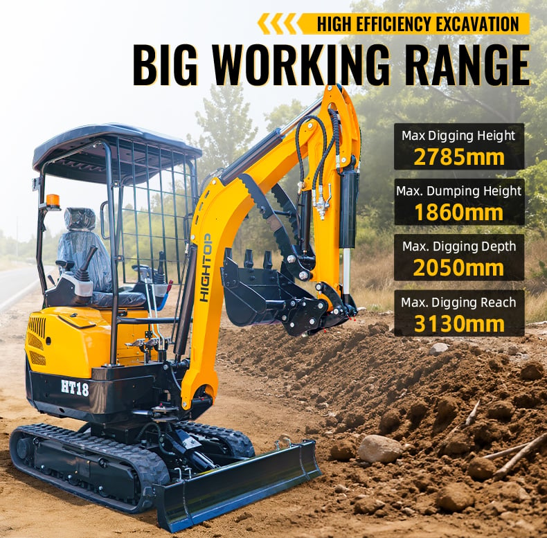 HT‑18 Hydraulic Mini Excavator