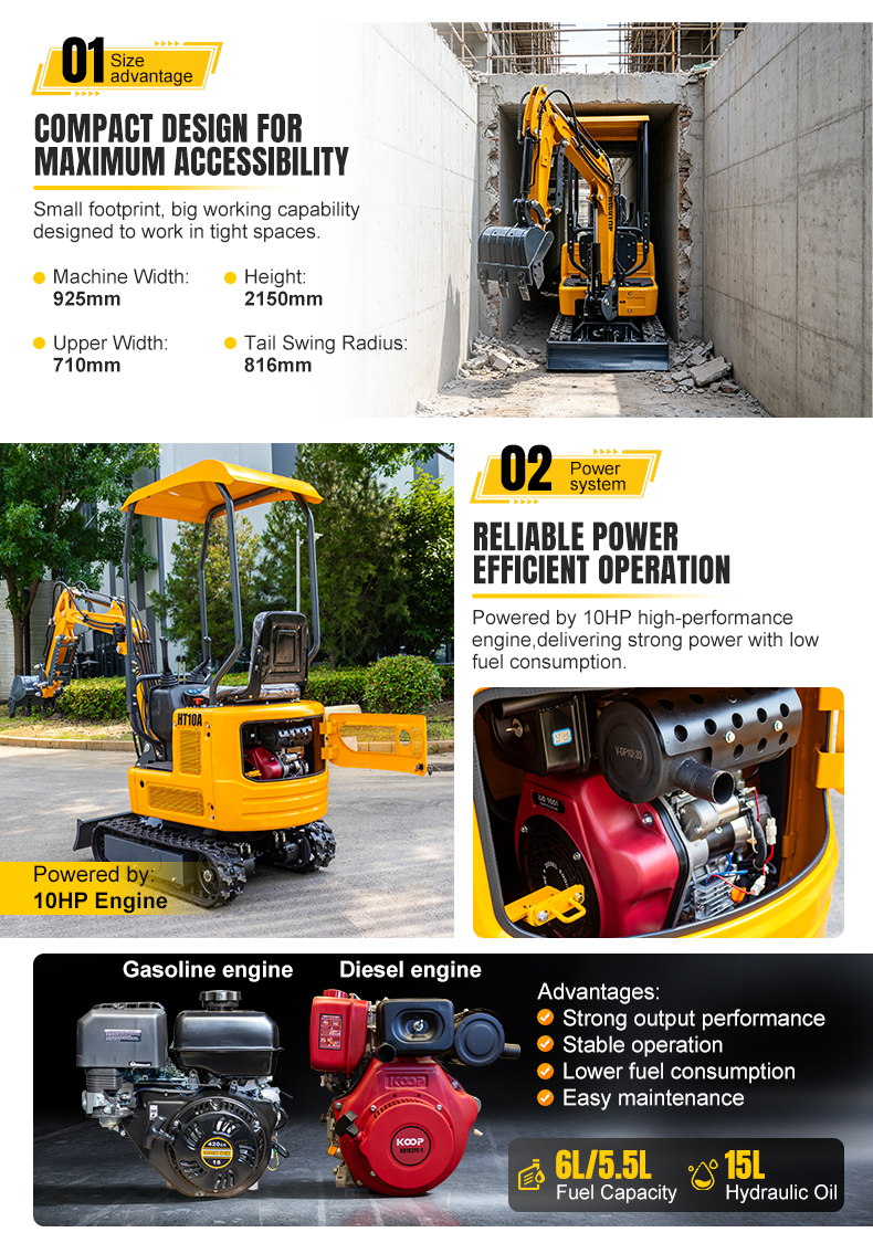 HT-10A Mini Excavator
