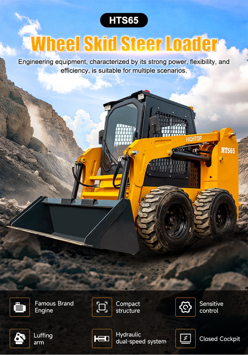 HTHY65 Wheeled Skid‑Steer Loader