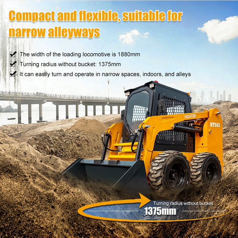 HTHY65 Wheeled Skid‑Steer Loader