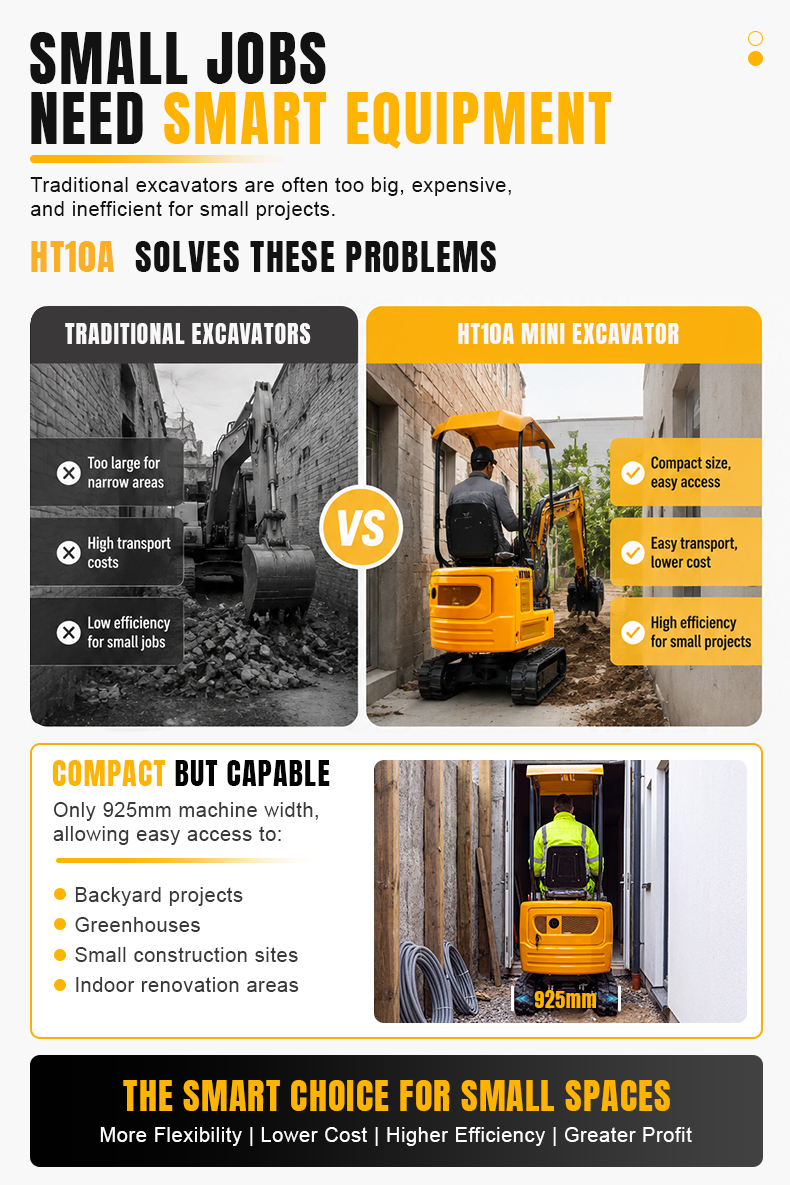 HT-10A Mini Excavator