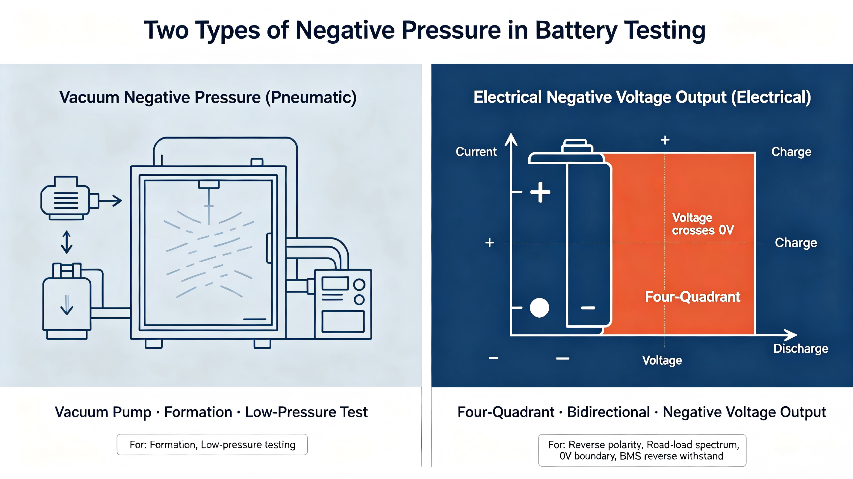 Tensione negativa nei test della batteria: cosa significa e quando è effettivamente necessaria