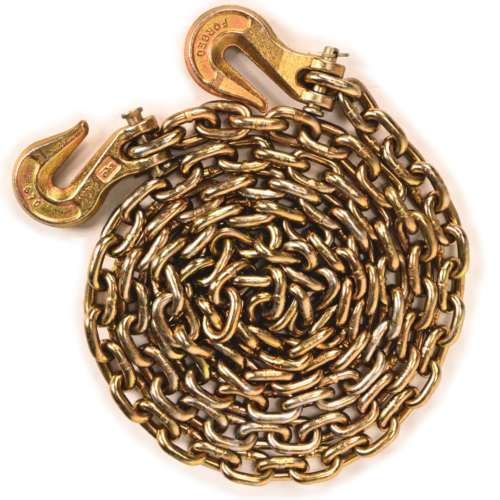 G70 5/16'' Transport Chain w/ Clevis Grab Hooks