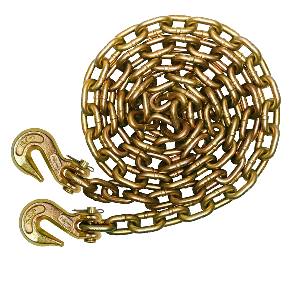 G70 1/2'' Transport Chain w/ Clevis Grab Hooks
