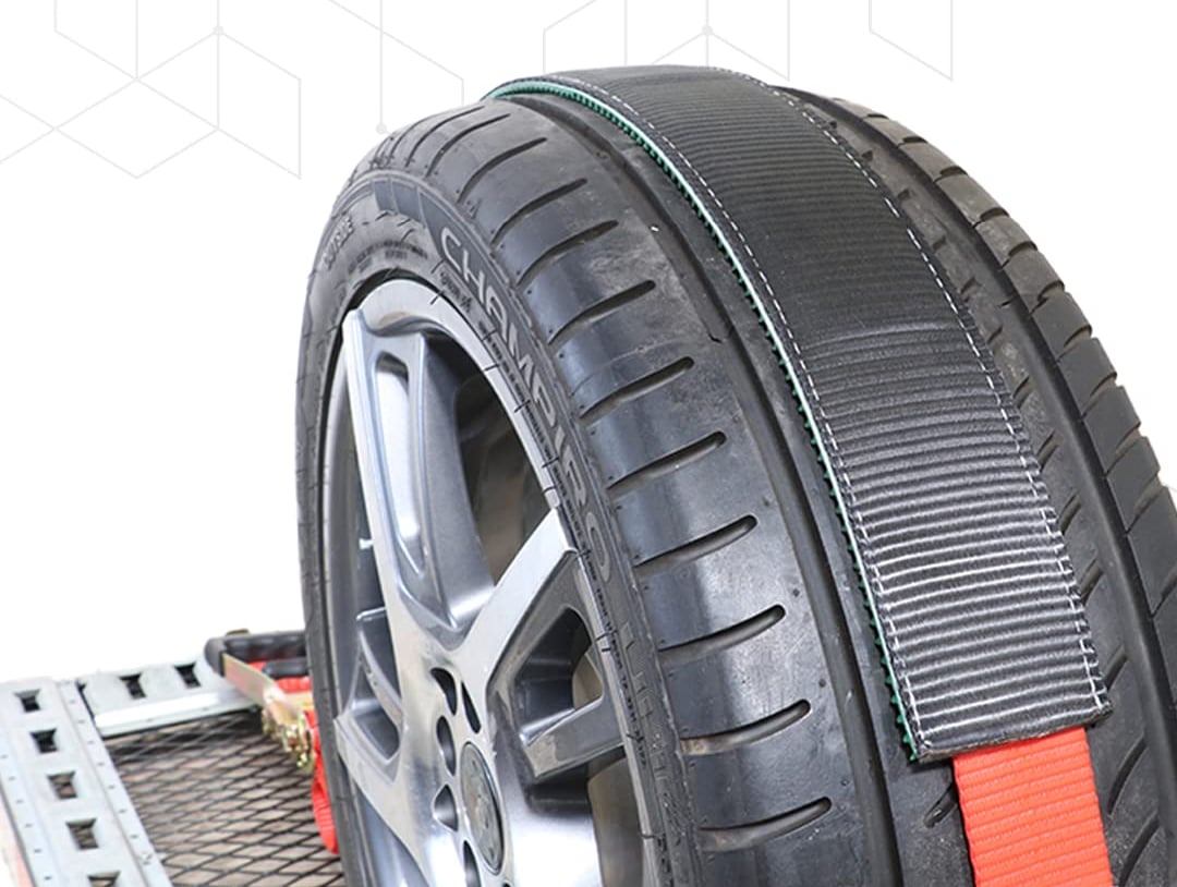 Anti-Slip Rubber Grip Sleeve For Ratchet Tie Down Webbing / Stop Cargo Sliding On Transport