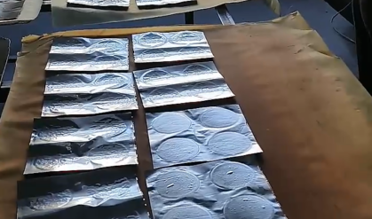 tire patch production