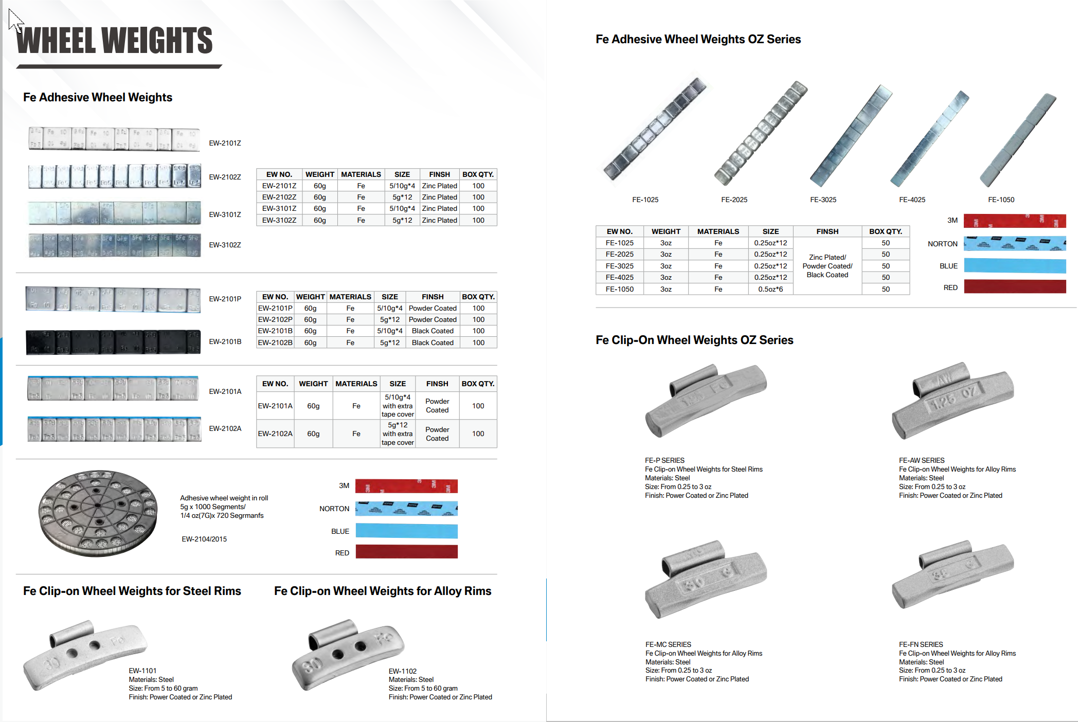 fe zn pb clip on wheel balance weights oz grams in mc aw p fn or standard clips -1