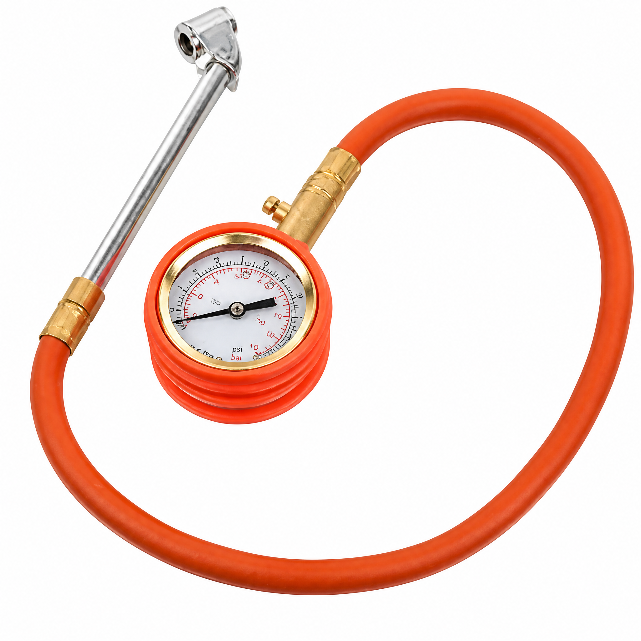 High-Precision Presta Valve Pressure Gauge for Accurate Tire Inflation