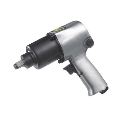 How does the trigger control on this air impact wrench affect precision and ease of use