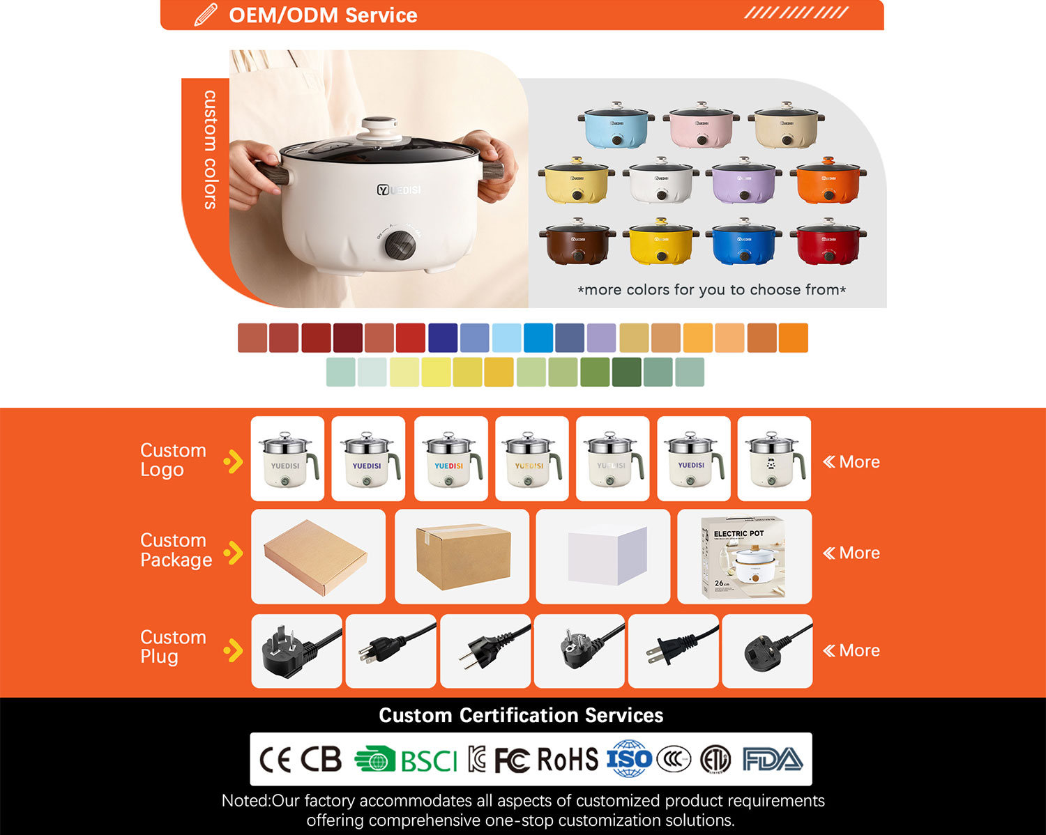 Customization Services: