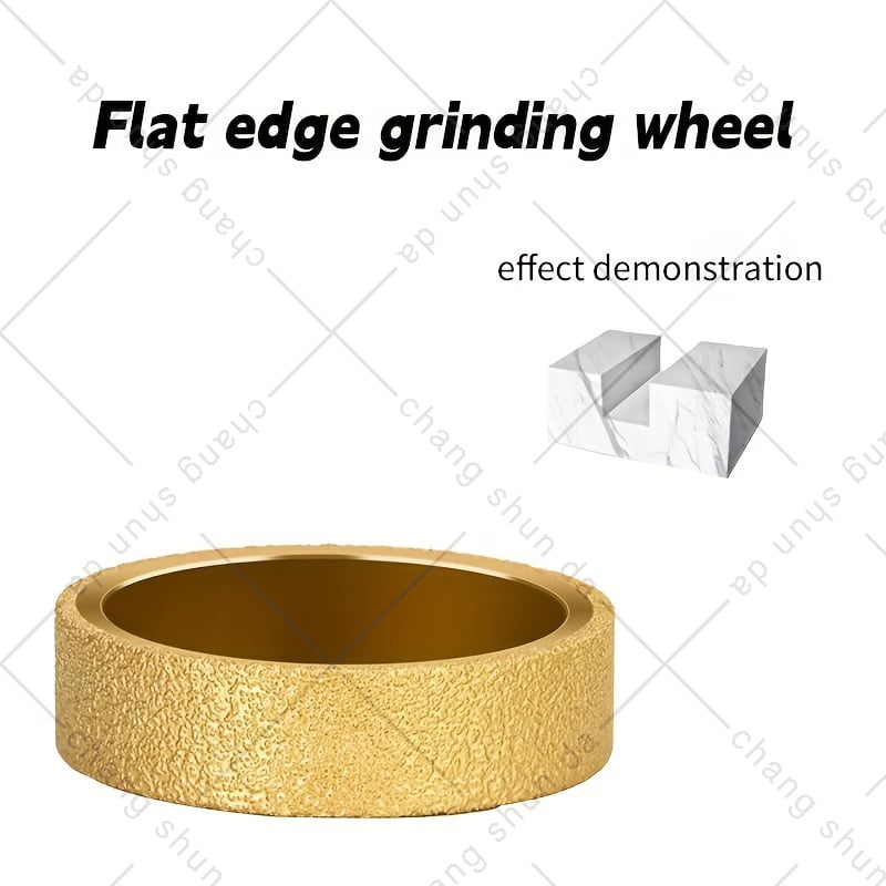 Brazed Diamond Parallel Grinding Wheel for Tile, Marble, Quartz Stone Slotting, Edging and Chamfering