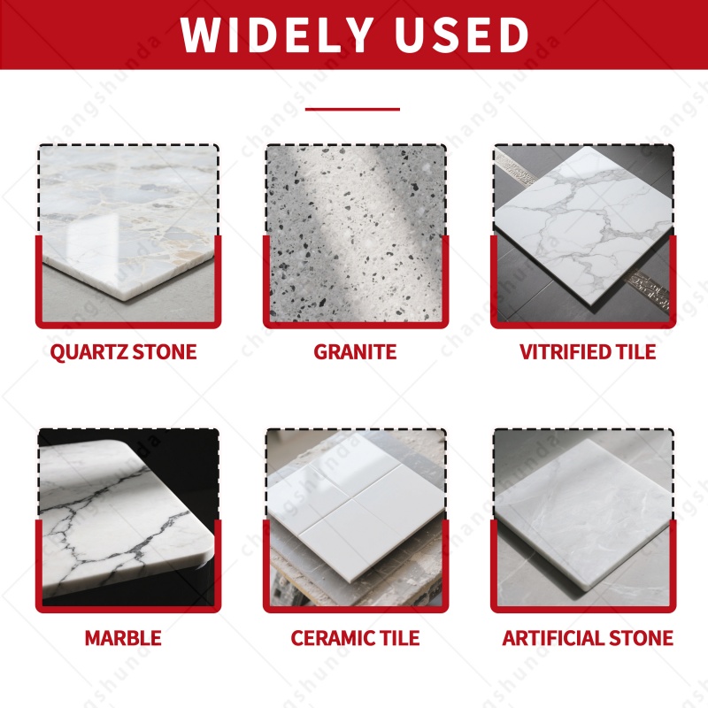 16pc Red Vacuum Brazed Dry Diamond Hole Saw Set with Cloth Carry Bag, Triangle Shank Dry Drill Bits for Electric Drill, 6-50mm Dry Cut Tile Marble Granite Stone Drilling Kit
