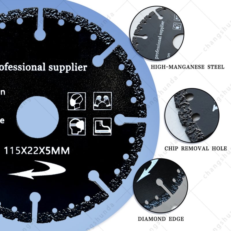 5/8-11 Vacuum Brazed Diamond Hole Saw Travel Kit with 115mm Dry Cutting Disc, Multi-Size Drill Bits + Dual Adapters Portable Travel Tool Set for Tile Marble Granite Stone Drilling & Cutting
