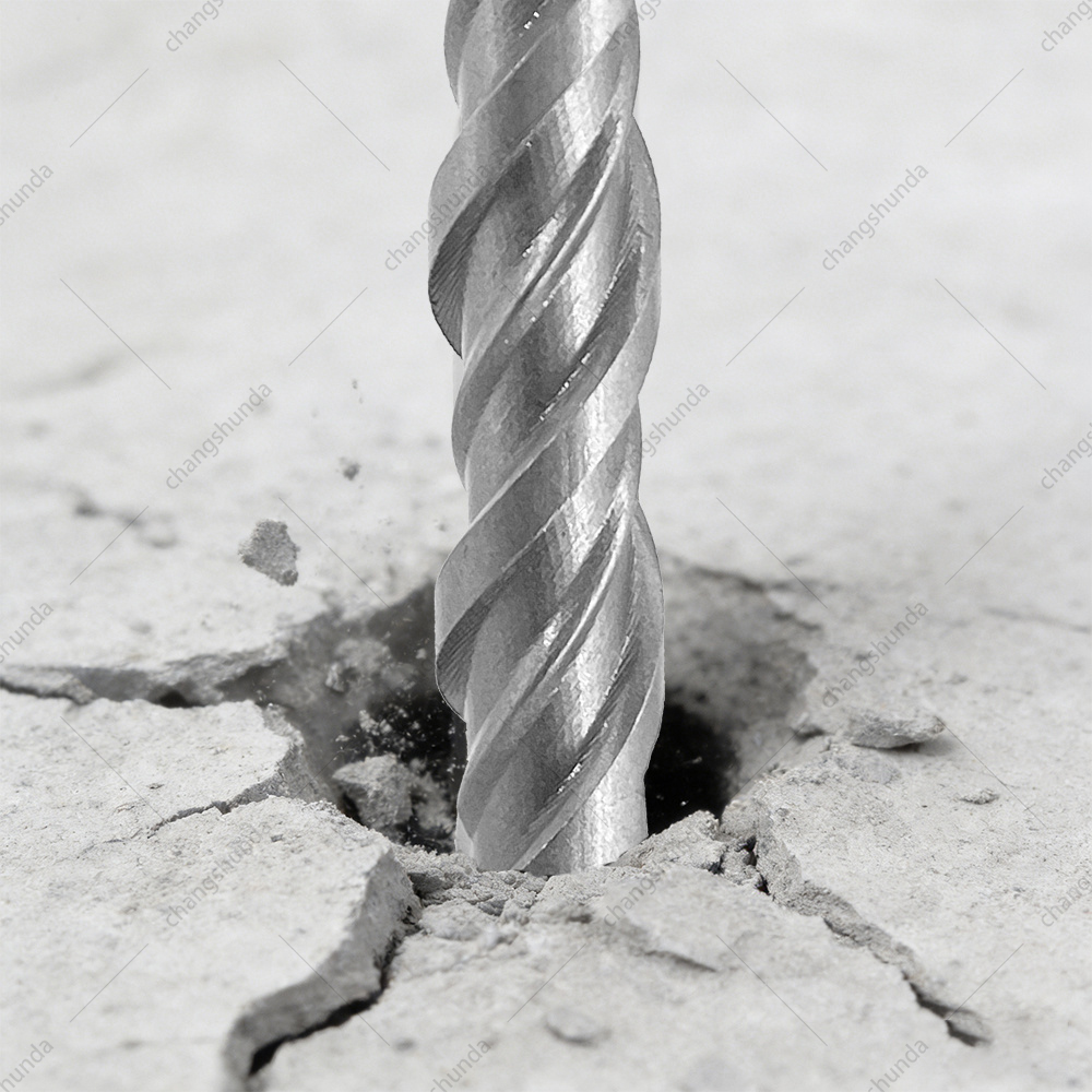 Van Lonzo SDS Plus 4-Cutter Cross Rotary Hammer Drill Bit Set, 4PCS Cross Hammer Drill Bit for Concrete, Brick Wall, Rock & Reinforced Cement Drilling
