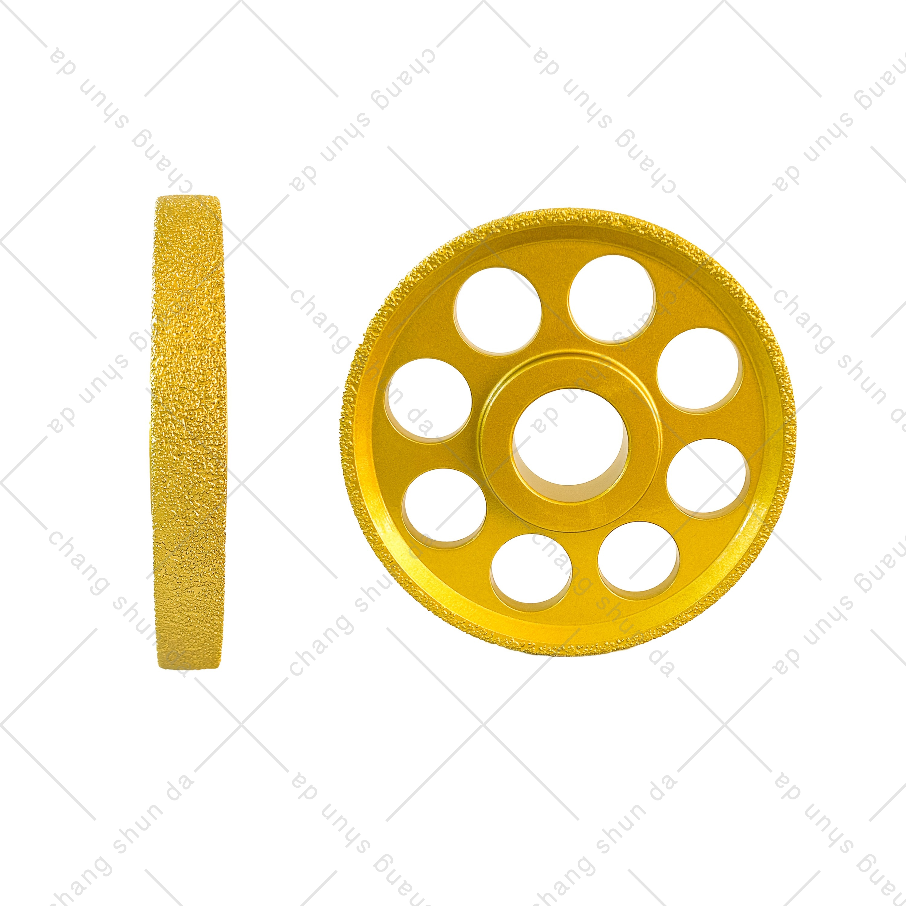 Brazed Diamond Grinding Wheel Supporting Cast Iron Alloy Machining