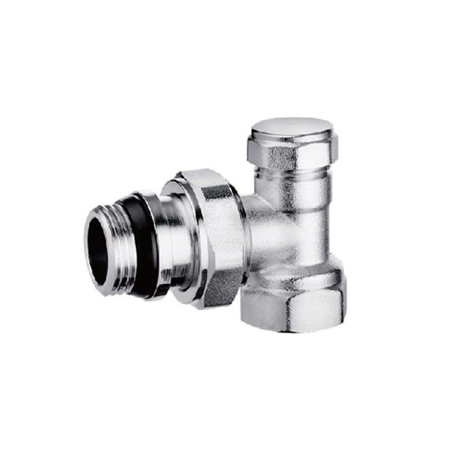 Brass Angled Manual Outlet Radiator Valve for Heating Radiators BJ21003-J
