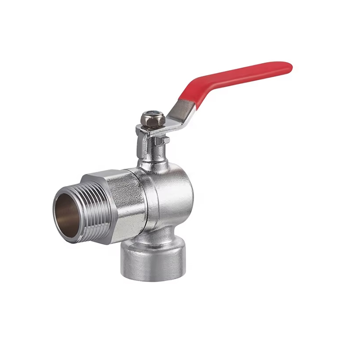 Brass Forged Chrome Angle C Drain Ball Valve for Fire Fighting System BJ51008B