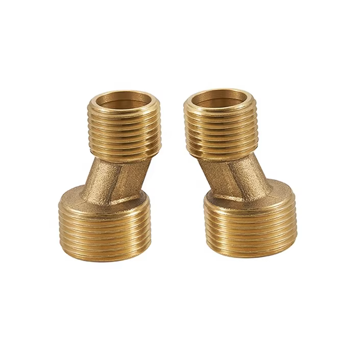 brass chrome heated towel rail elbow connector fittings kit bj61003bs-2