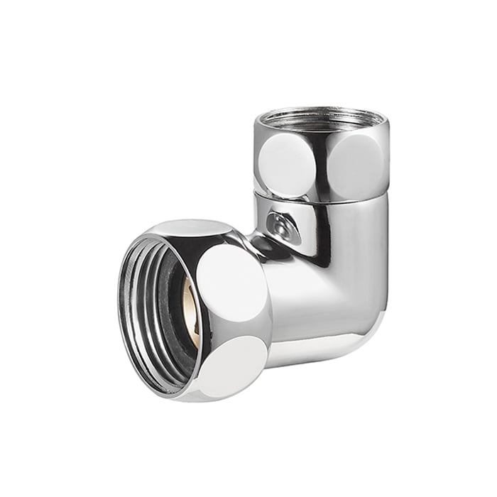 Bathroom Brass Chrome Towel Warmer Elbow Fittings BJ61004