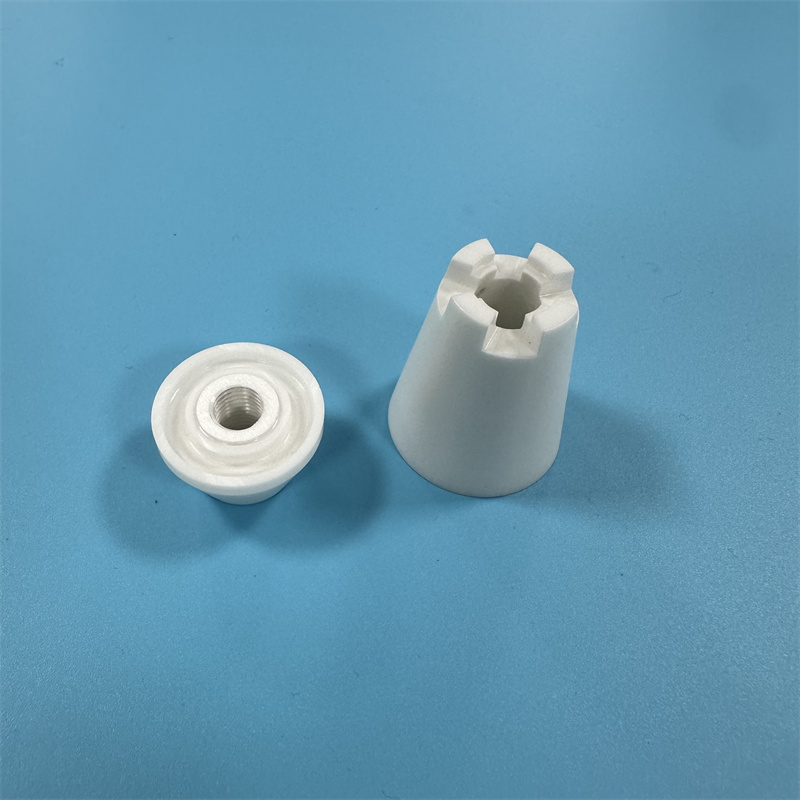 Customized Mirror Polishing Zirconia Part Insulator ZrO2 Ceramic Wheel Block