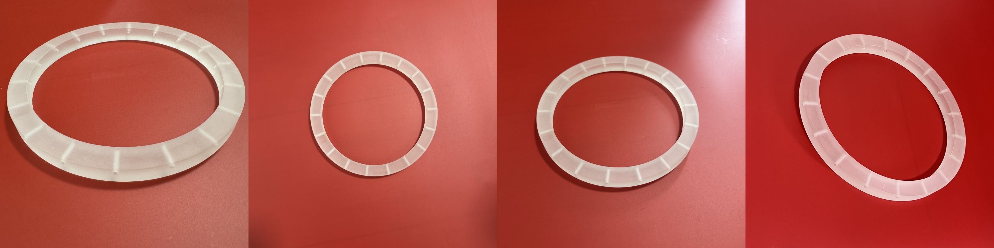 1.Production Process of Frosted Quartz Flanges