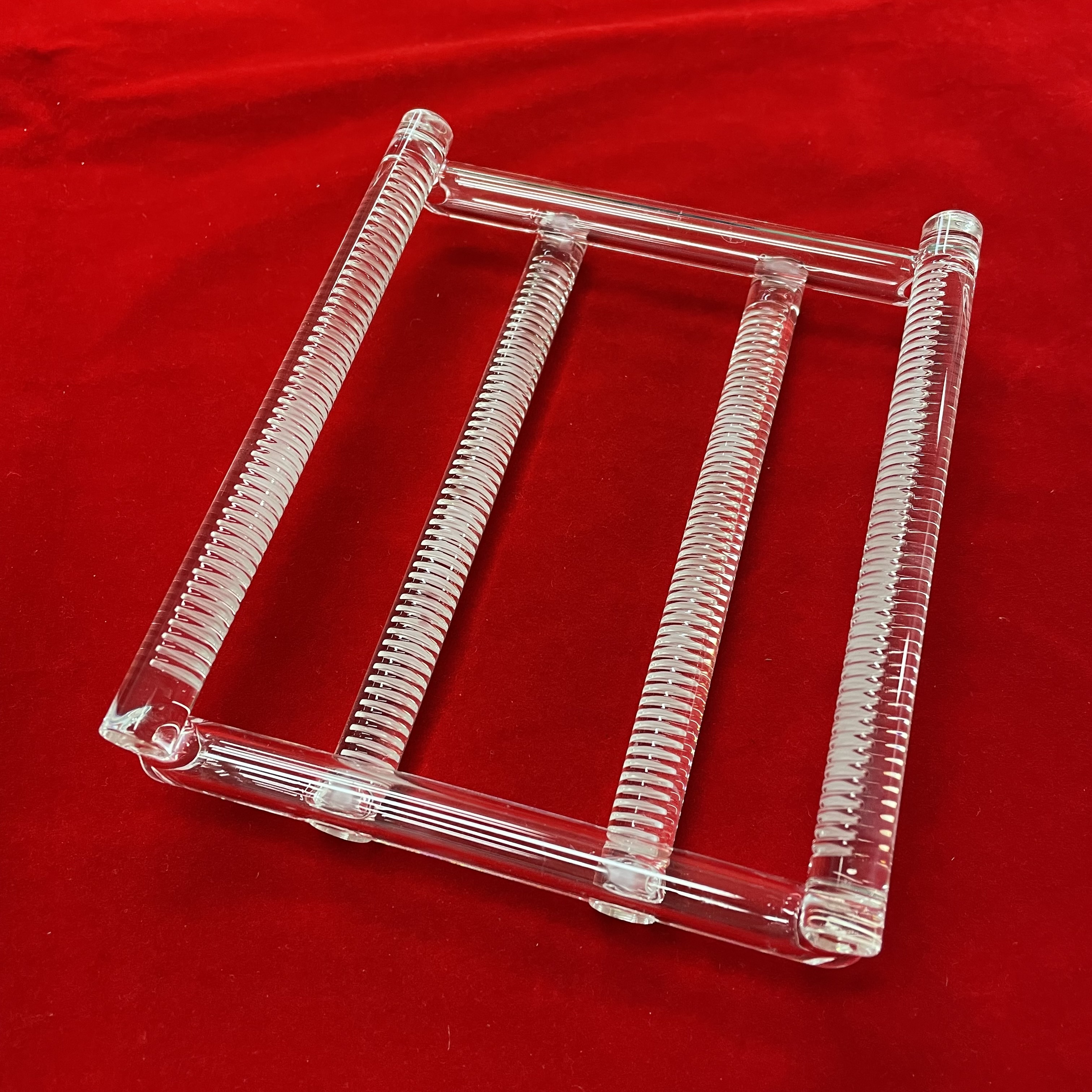 Solar Energy Customized Transparent Fused Silica Quartz Glass Boat  