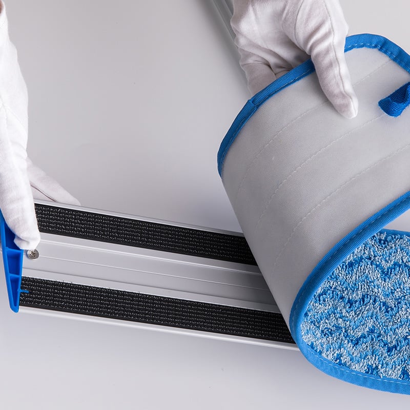 Microfiber Wet  Mop Pad with Zigzag  supplier