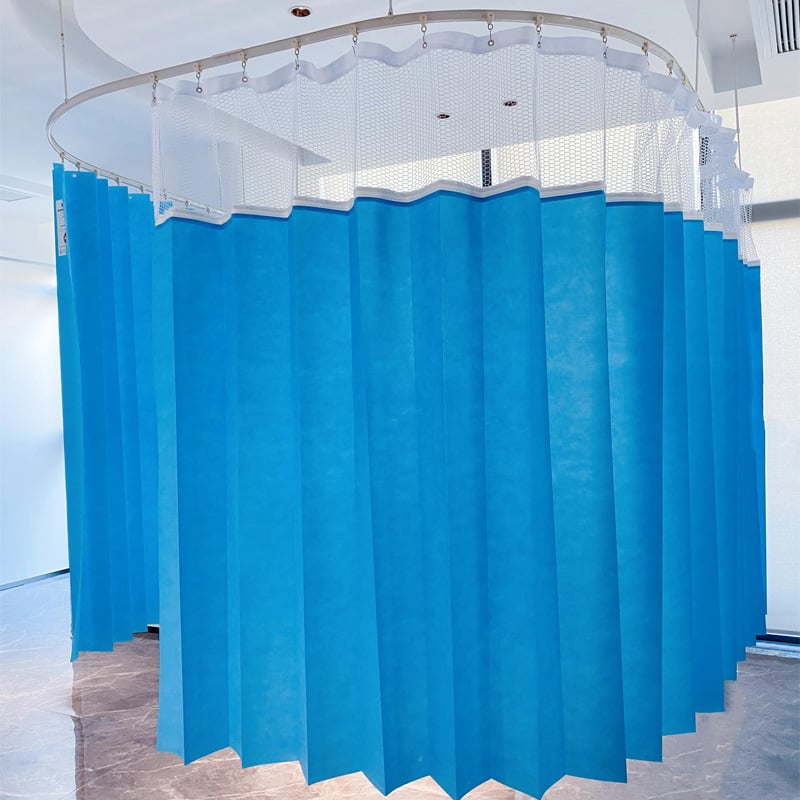 Medical Disposable  Mesh Cubicle Curtains for Hospital 