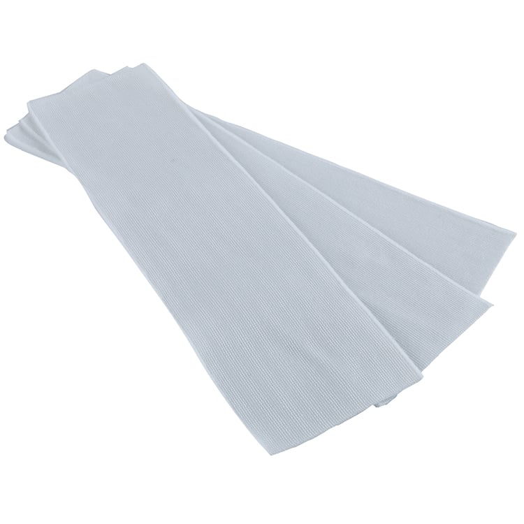 Disposable Microfiber Mop Pads 18 Inch White