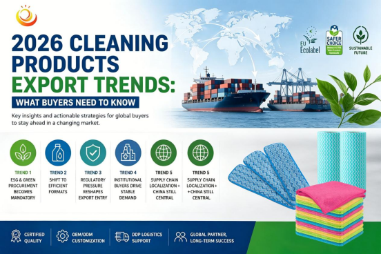 2026 Cleaning Products Export Trends: What Buyers Need to Know
