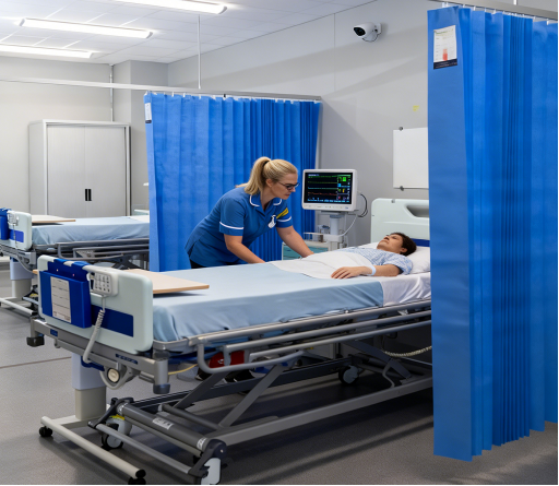 How Esun Helped Top-tier Medical Consumables Distributor Upgrade  Antimicrobial Hospital Curtains for Finnish Public Hospitals