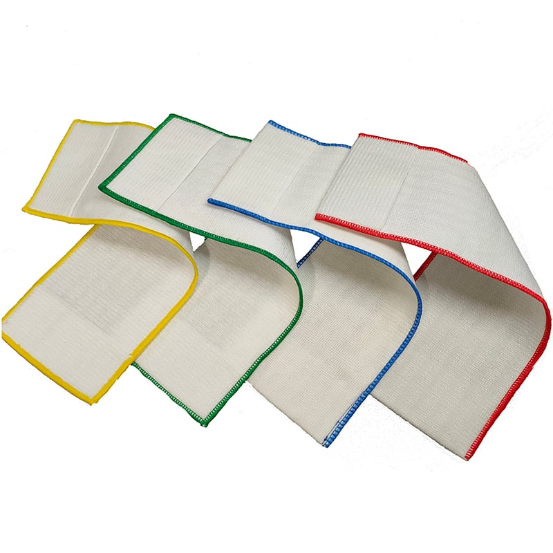 Disposable Microfiber Pocket Mop Pad with Colored Edges