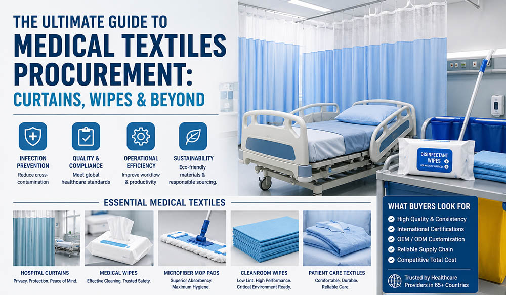 The Ultimate Guide to Medical Textiles Procurement: Curtains, Wipes & Beyond