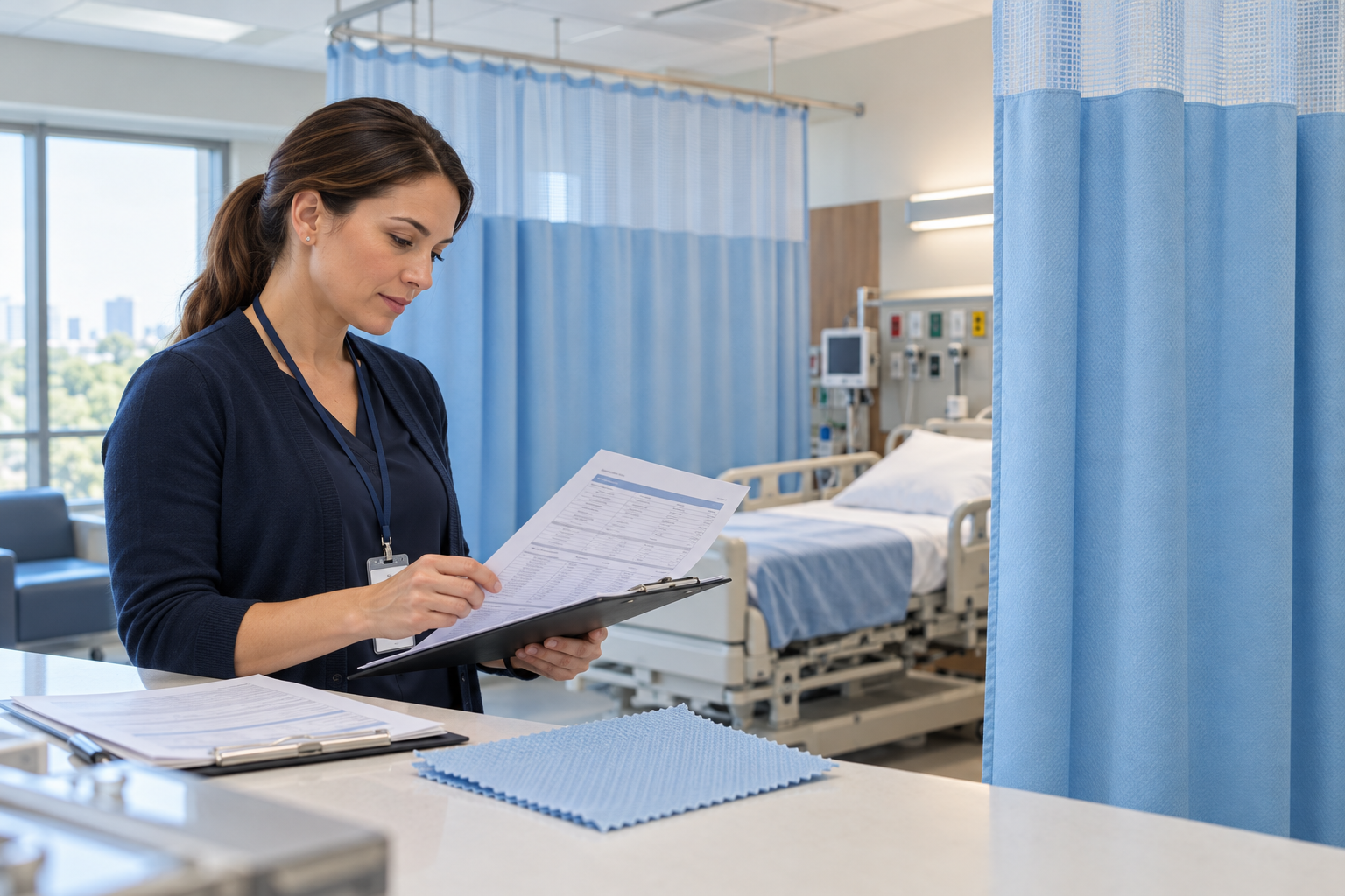 How to Evaluate Antimicrobial Test Reports for Hospital Privacy Curtains