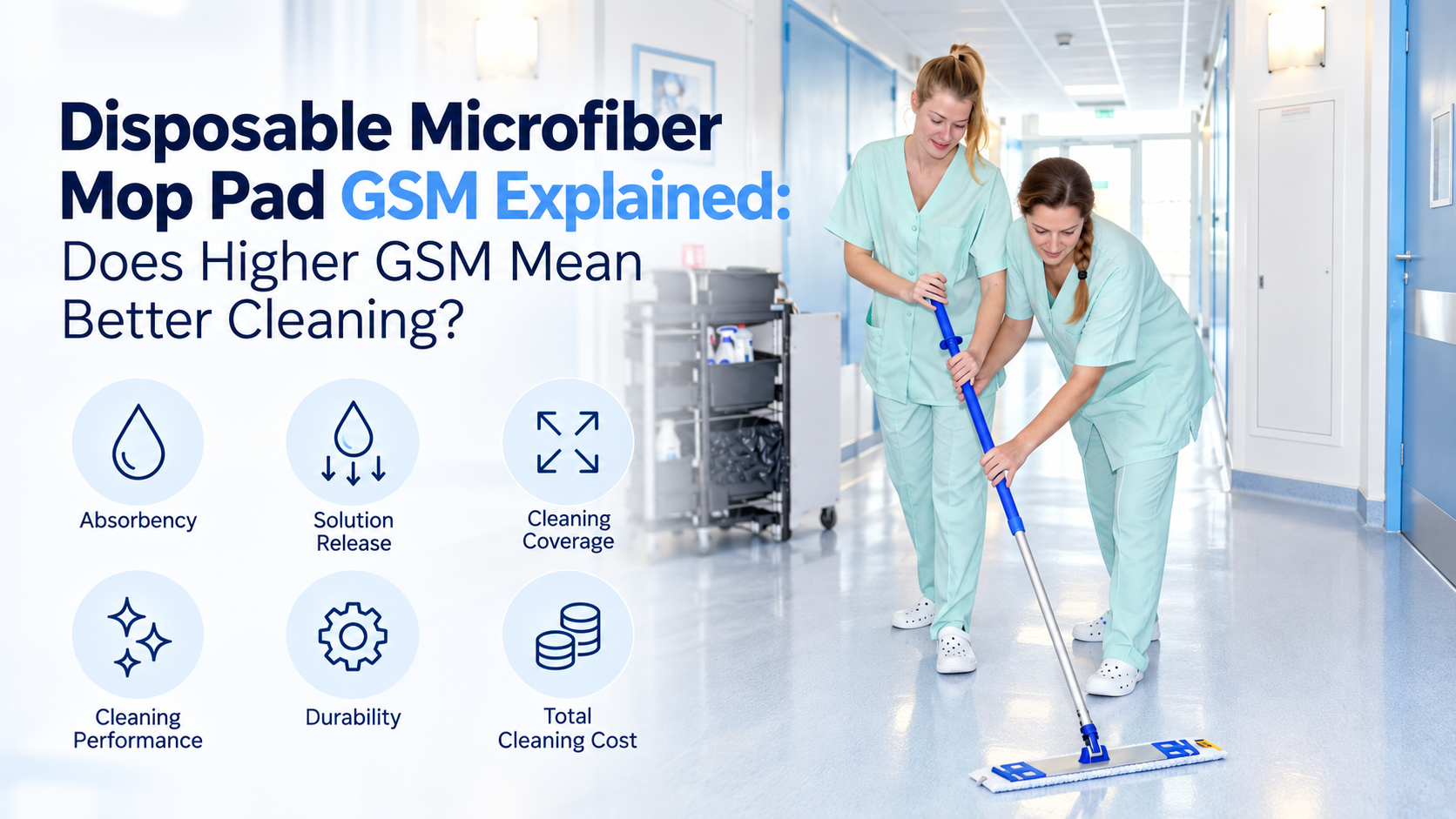 Disposable Microfiber Mop Pad GSM Explained: Does Higher GSM Mean Better Cleaning?