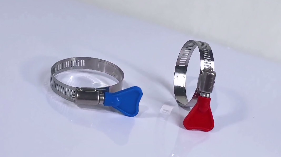 American Type Worm Drive Hose Clamp With Handle - 12.7mm