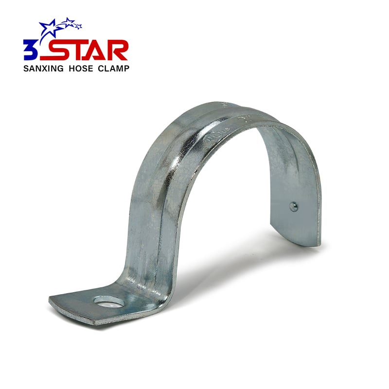 One Hole Galvanized Saddle Clamp