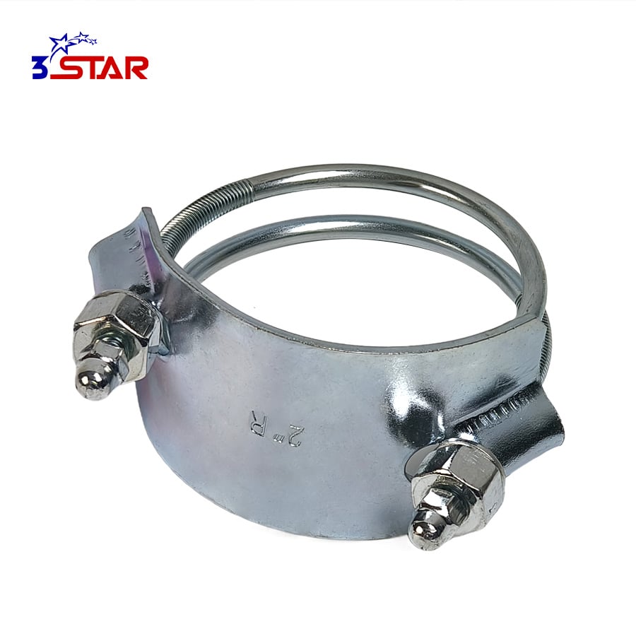 Right hand Tiger Spiral Pipe Clamp