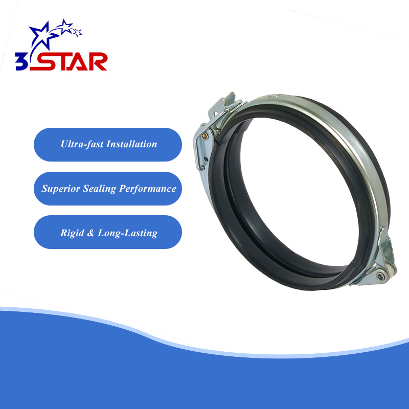 Quick Release Rapid Lock Duct Ring Clamp
