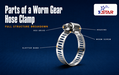 Parts Of A Worm Gear Hose Clamp: Full Structure Breakdown