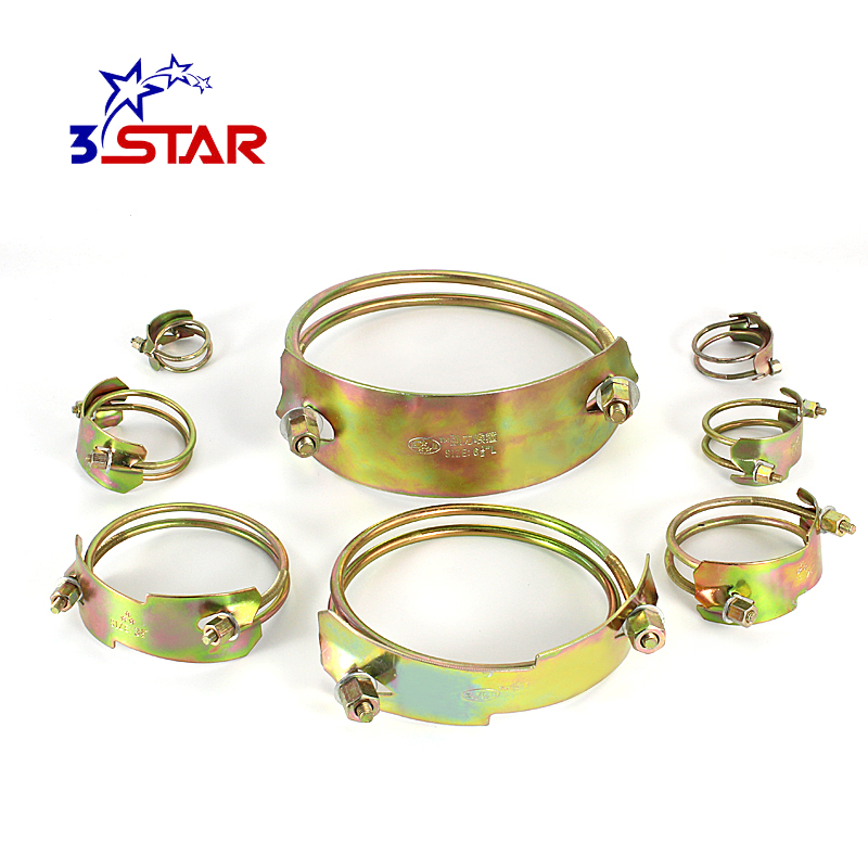Left Hand Tiger Spiral Pipe Clamp