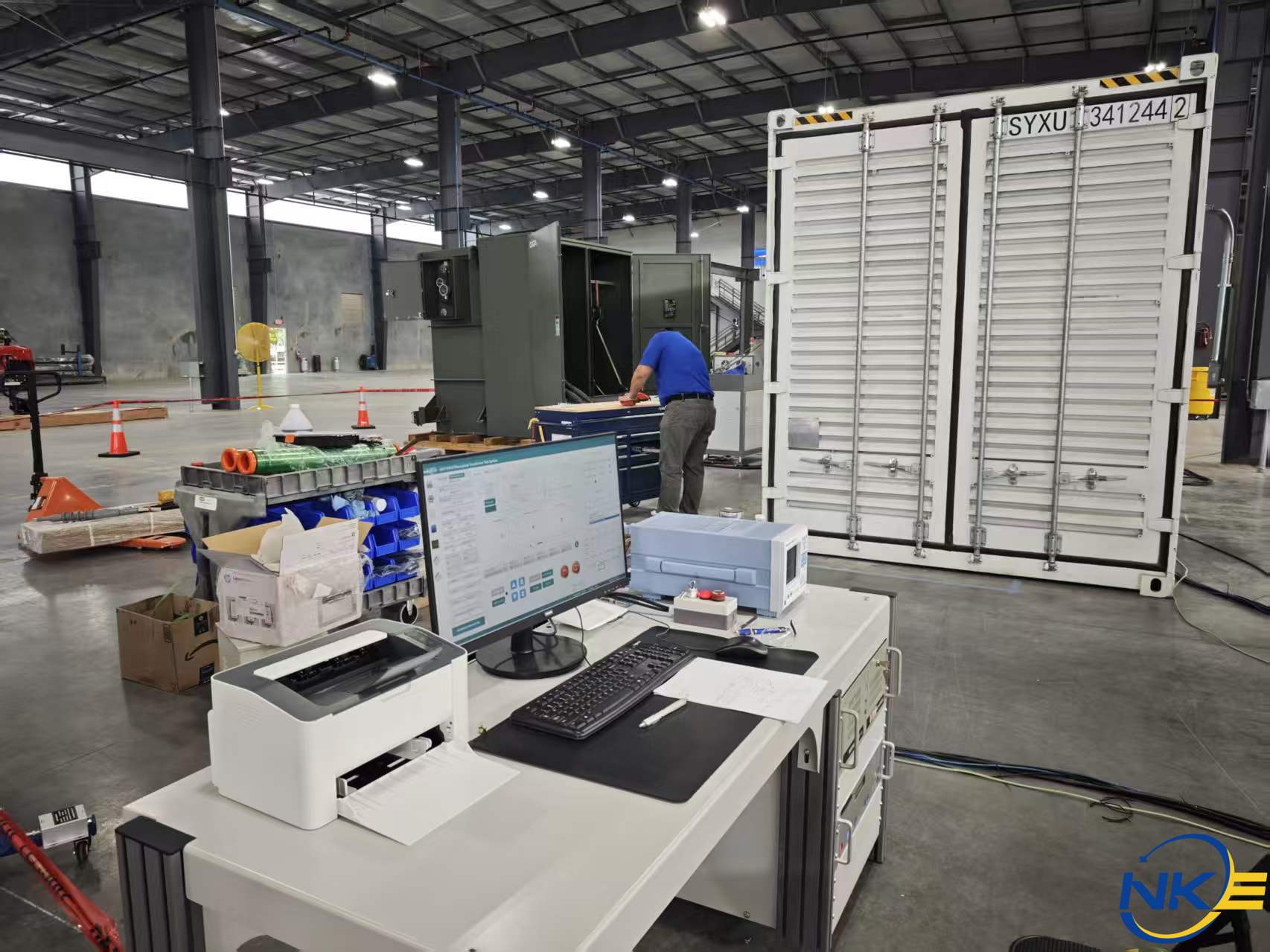 Nanke Electric Lands North America Giga Energy Project, Transformer Intelligent Testing System Enters Commissioning Phase