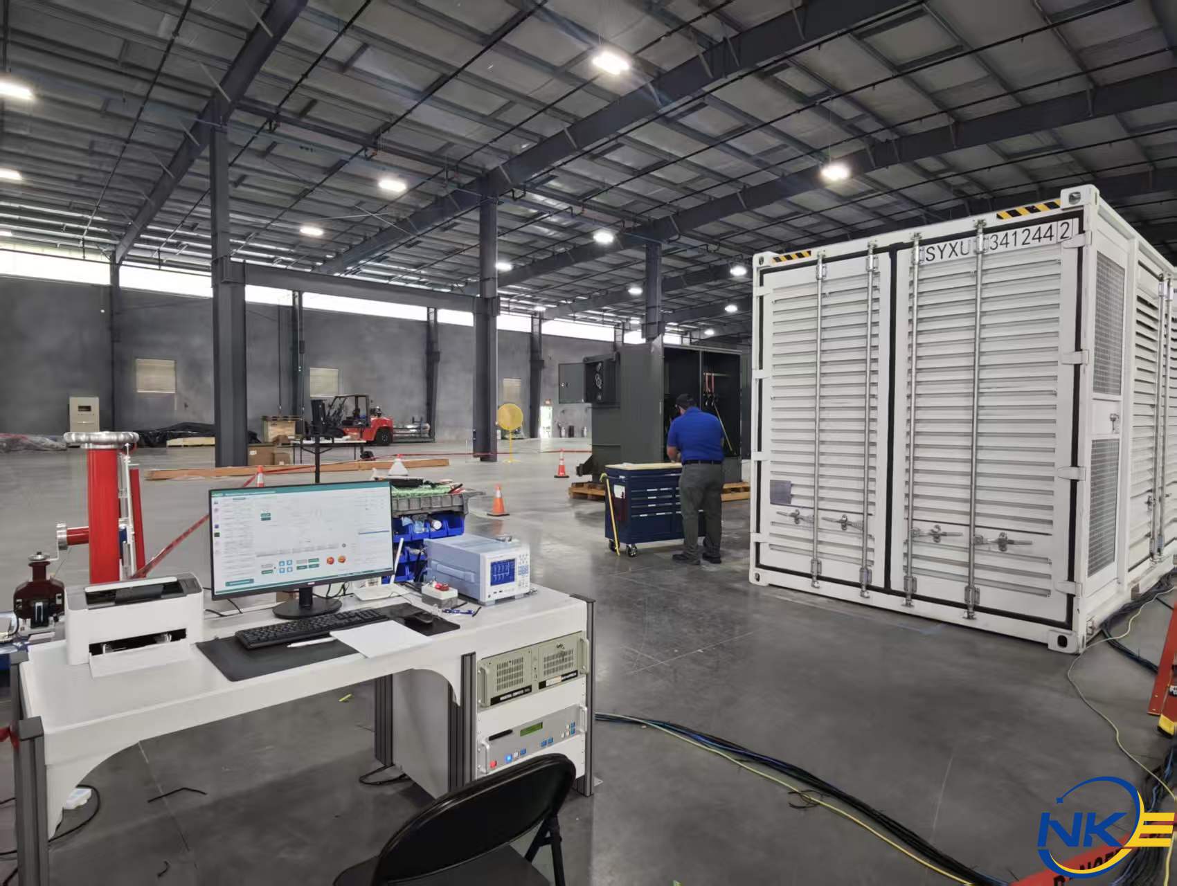 Nanke Electric Lands North America Giga Energy Project, Transformer Intelligent Testing System Enters Commissioning Phase