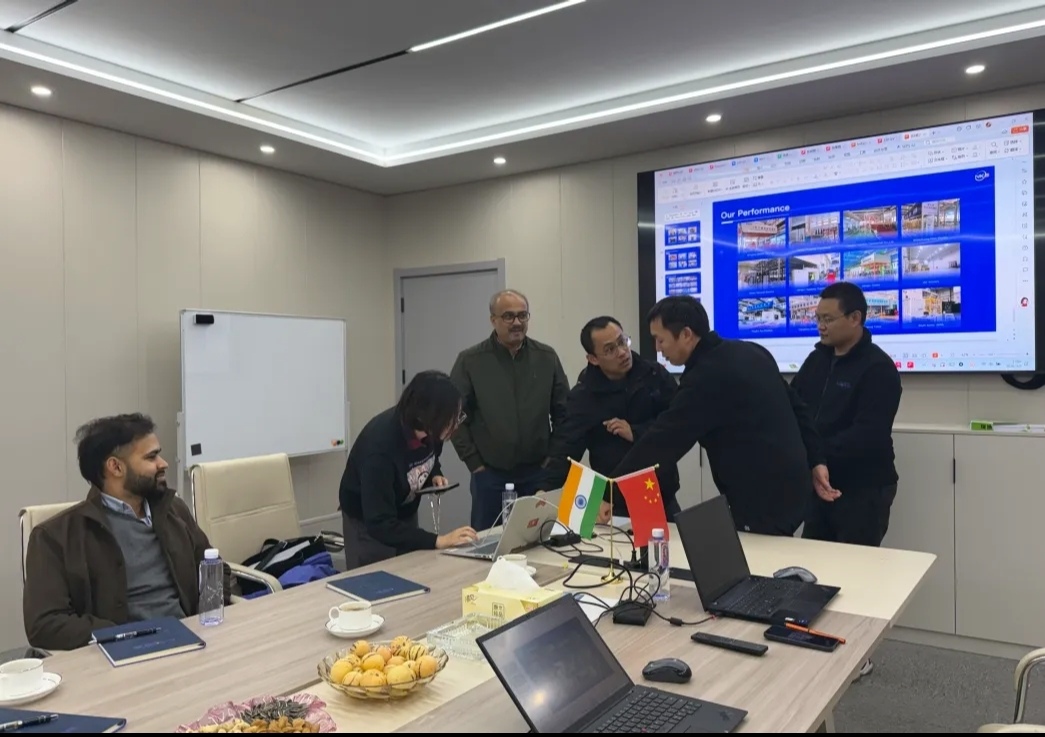 face to face for common development indian shilchar customers visit nanke electric to consolidate long term cooperation foundation-2