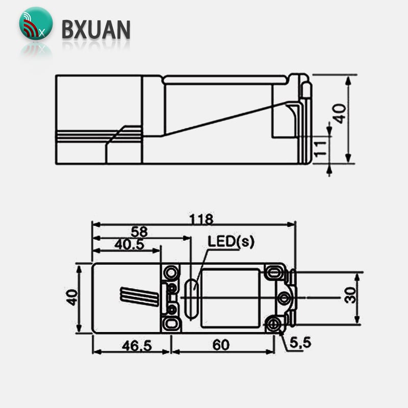 NBN40 Series Square Proximity Switch