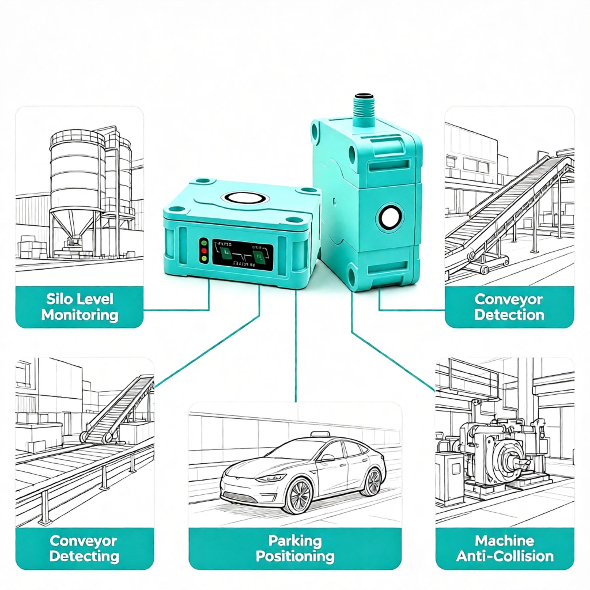 F42  Relay output ultrasonic sensor